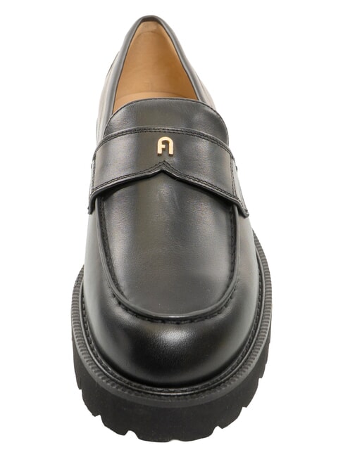 TANK Ledermokassins Schwarz - Damenschuhe
