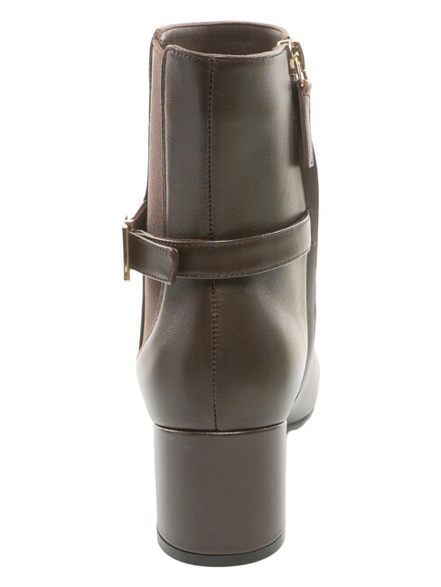 BLOCK  Stiefeletten mit 5,5 cm Absatz Schokolade - Damenschuhe