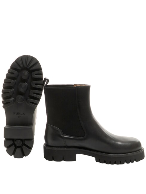 TANK Stiefeletten mit 3,5 cm Absatz Schwarz - Damenschuhe