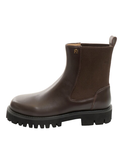 TANK Stiefeletten mit 3,5 cm Absatz Schokolade - Damenschuhe