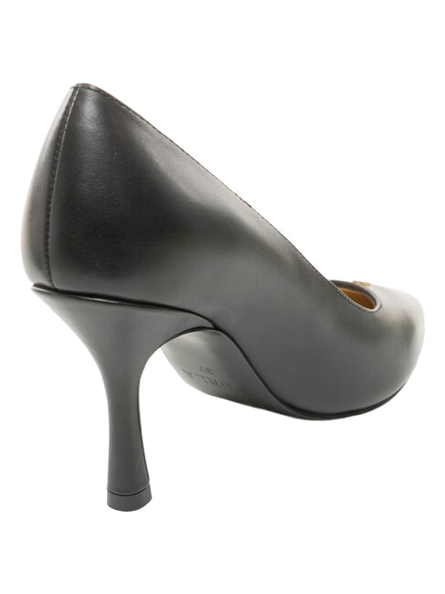 ATELIER  Lederdekollet&eacute;, 9 cm Absatz Schwarz - Damenschuhe