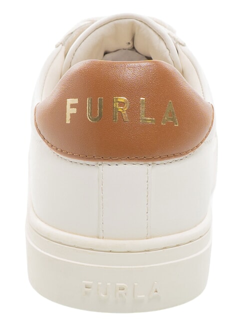 CITY Zweifarbige Sneaker Talkumpuder h + Cognac h - Damenschuhe