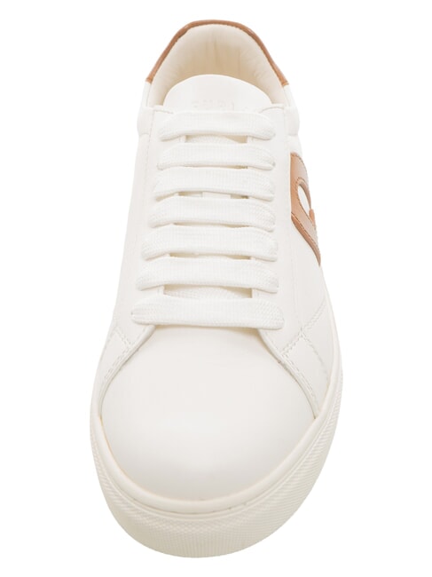 CITY Zweifarbige Sneaker Talkumpuder h + Cognac h - Damenschuhe