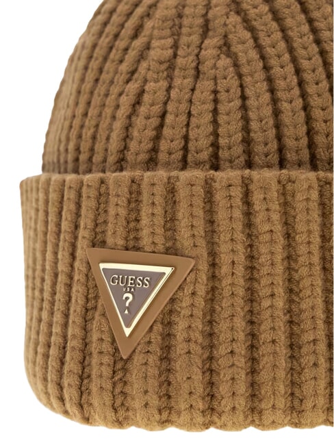 NOELLE 2 KNITTED Hut mit Umschlag Cappuccino - M&uuml;tzen/H&uuml;te