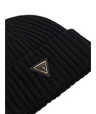 GUESS NOELLE 2 KNITTED Hut mit Umschlag SCHWARZ - M&uuml;tzen/H&uuml;te - 3