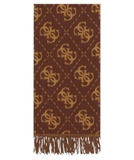 GUESS NOLANA 4G LOGO Schal mit Fransen braun - Schals - 3