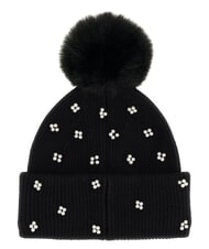 GUESS KNITTED Hut mit Bommeln SCHWARZ - M&uuml;tzen/H&uuml;te - 2