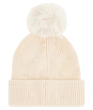 GUESS KNITTED Hut mit Bommeln NICHT-GERADE WEISS - M&uuml;tzen/H&uuml;te - 2