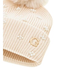 GUESS KNITTED Hut mit Bommeln NICHT-GERADE WEISS - M&uuml;tzen/H&uuml;te - 3
