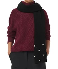 GUESS KNITTED Glitzerschal SCHWARZ - Schals - 2