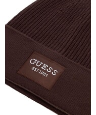 GUESS KNITTED Hut mit Umschlag bitter braun - M&uuml;tzen/H&uuml;te - 3