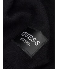 GUESS KNITTED Logo-Schal SCHWARZ - Schals - 2