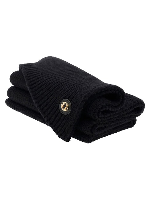 KNITTED Schal SCHWARZ - Schals
