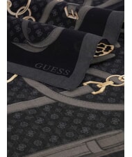 GUESS PRINTED Schal mit Logo SCHWARZ - Schals - 3