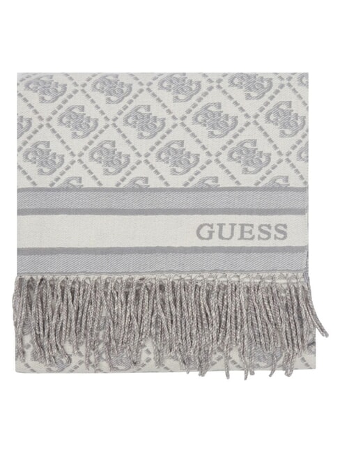 JACQUARD Schal mit Fransen graues Logo - Schals