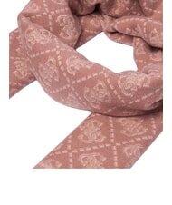 GUESS JACQUARD Schal mit Fransen Zimt-Logo - Schals - 3
