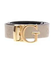 GUESS JENA Doppelseitiger G&uuml;rtel schwarzes Logo/Knochen-Logo - G&uuml;rtel - 3