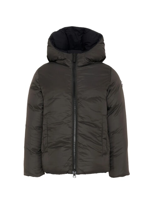 MINDSET Daunenjacke mit Kapuze schwarzer Vulkan - Kinder Jacken