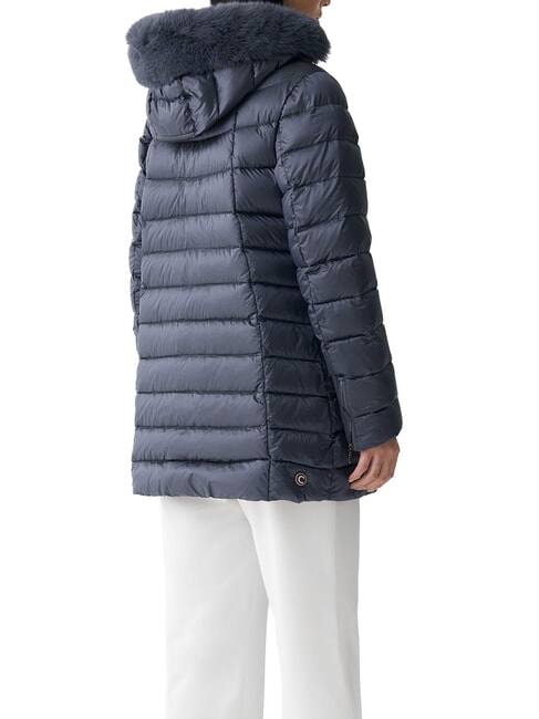 DELUXE Daunenjacke mit Kapuze dunkel und tief - Daunenjacken f&uuml;r Damen