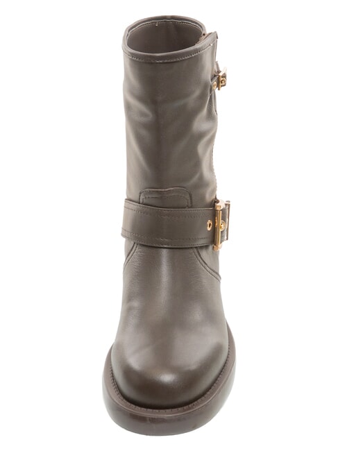 LOLA Lederstiefeletten Kaffee - Damenschuhe