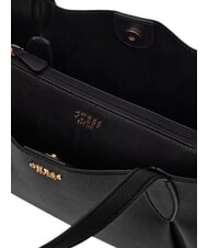 GUESS MELODY Schultertasche mit Schultergurt SCHWARZ - Damentaschen - 5