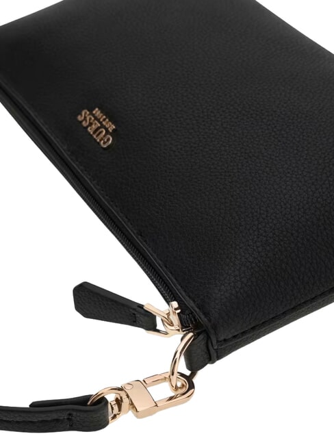 MELODY Schultertasche mit Schultergurt SCHWARZ - Damentaschen
