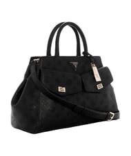 GUESS BLAKE Handtasche mit Schulterriemen schwarzes Logo - Damentaschen - 2
