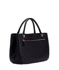 GUESS CARMELLA Handtasche mit Schulterriemen schwarzes Logo - Damentaschen - 3