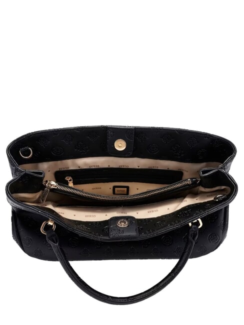 CARMELLA Handtasche mit Schulterriemen schwarzes Logo - Damentaschen
