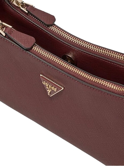 NOELLE 2 Schultertasche mit Schultergurt Burgund - Damentaschen