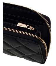 GUESS JULIET Mittelgro&szlig;e Geldb&ouml;rse mit Rei&szlig;verschluss SCHWARZ - Brieftaschen Damen - 4