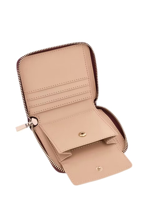 LAUREL 2  Kleine Geldb&ouml;rse mit Rundum-Rei&szlig;verschluss Burgund - Brieftaschen Damen