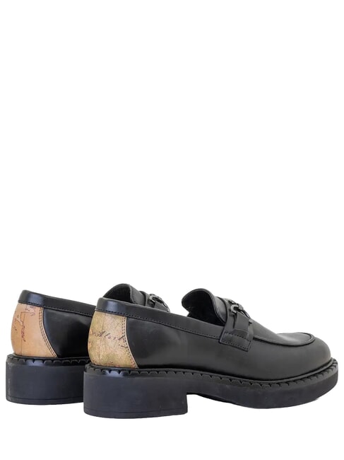 GEO Ledermokassins Schwarz - Damenschuhe