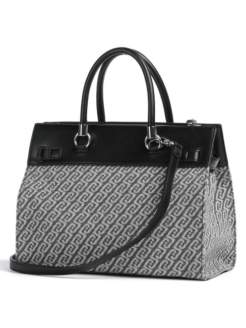 MANHATTAN Handtasche mit Schulterriemen Denimgrau - Damentaschen
