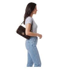 LIUJO ADIVA Schultertasche mit Schultergurt dunkler Mokka - Damentaschen - 2