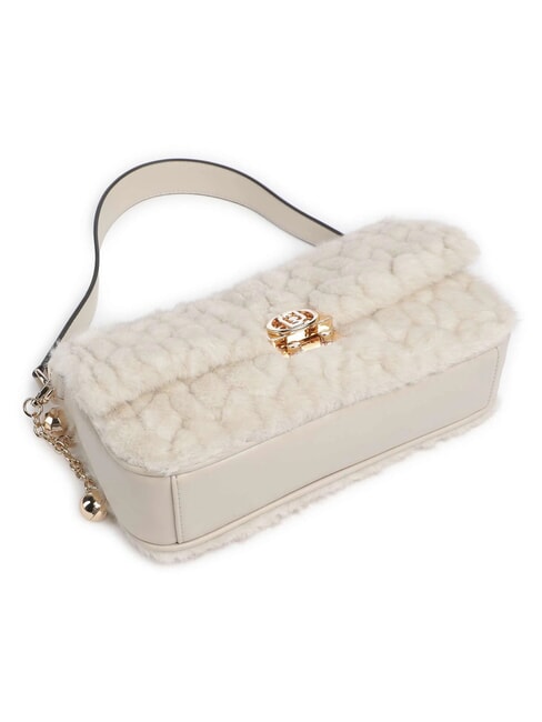 ADIVA Schultertasche mit Schultergurt Creme - Damentaschen