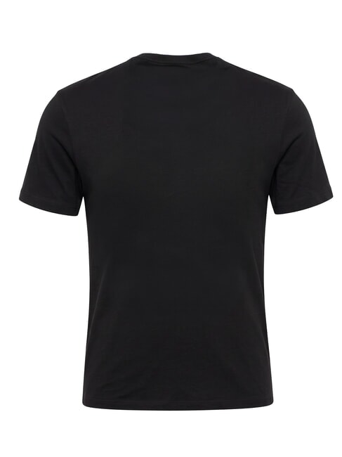 RUGGED Baumwoll-T-Shirt SCHWARZ - Herren-T-Shirts