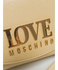 LOVE MOSCHINO GILDED Schultertasche mit Kette Butter - Damentaschen - 3