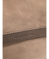 BORBONESE B-GALLERY Handtasche mit Schulterriemen Asche/Kakao - Damentaschen - 4