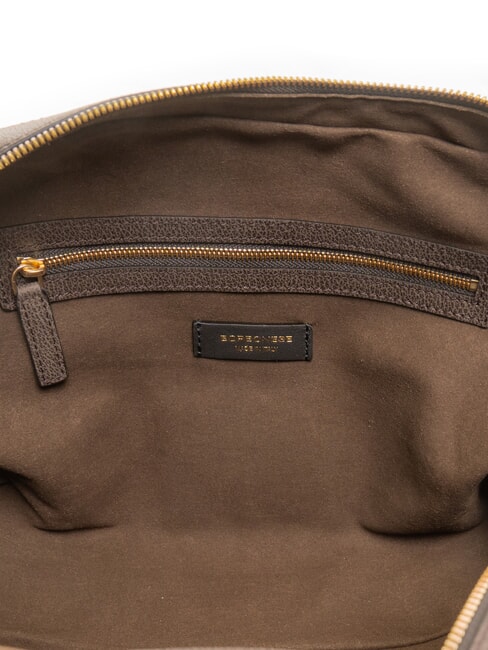 B-GALLERY Handtasche mit Schulterriemen Asche/Kakao - Damentaschen