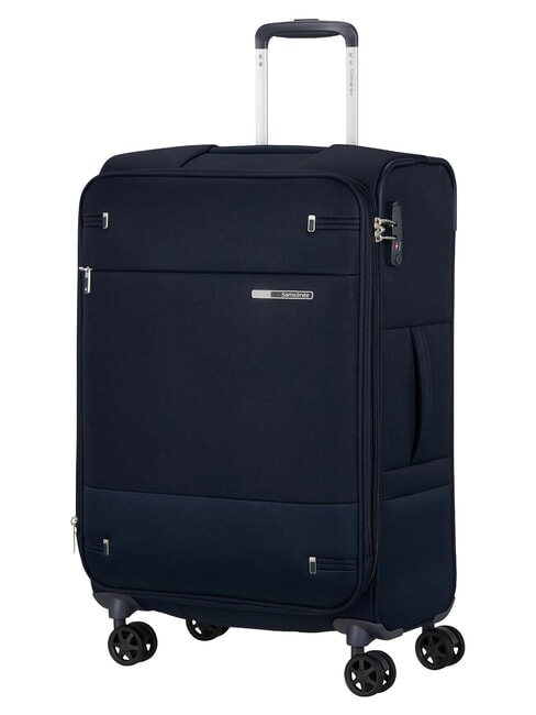 BASE BOOST Mittlerer Trolley, erweiterbar blu navy - Halbharte Trolleys