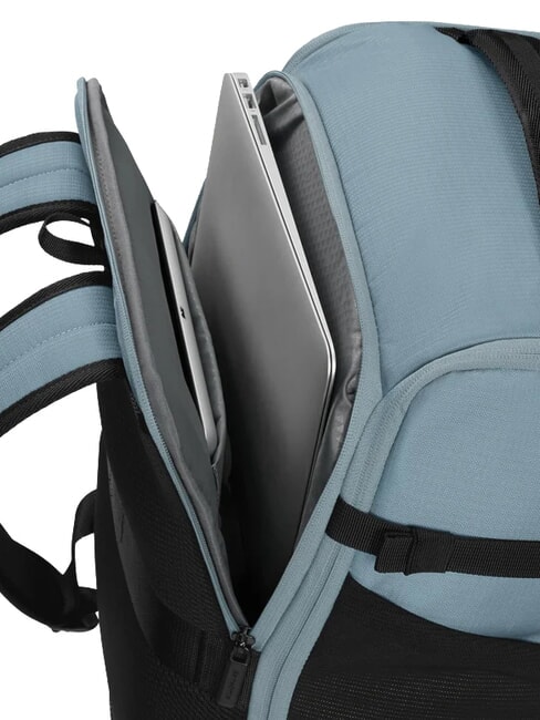 2FIT 2-in-1-Rucksack f&uuml;r unter den Sitz staubiges blau - Rucks&auml;cke f&uuml;r Schule &amp; Freizeit