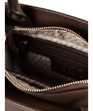 LIUJO RIDHI Handtasche mit abnehmbarem Schultergurt dunkler Mokka - Damentaschen - 4
