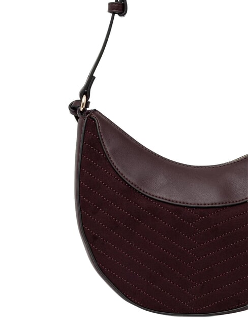 CIRRY Schultertasche im Hobo-Stil rote Aubergine - Damentaschen
