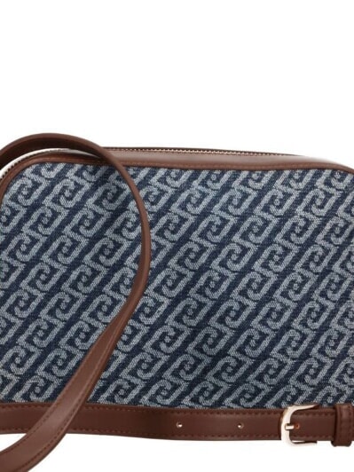 MANHATTAN Umh&auml;ngetasche blauer Denim - Damentaschen