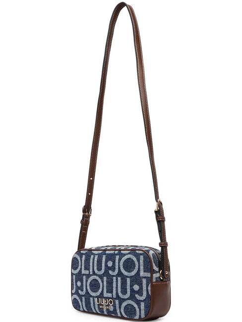 EVRIM Mini-Schultertasche blauer Denim - Damentaschen
