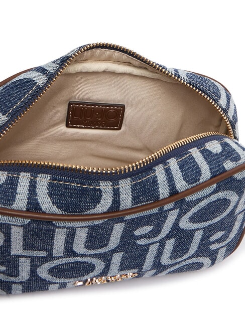 EVRIM Mini-Schultertasche blauer Denim - Damentaschen