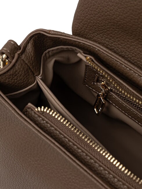 LENA Schultertasche mit Schultergurt taupe - Damentaschen