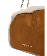 MARIO VALENTINO MAX Schultertasche mit Kette Leder/Ecru - Damentaschen - 4