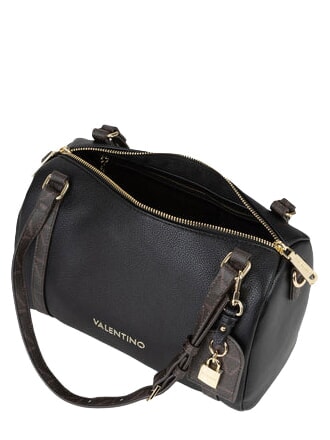 LYSSA RE Schultertasche mit Schultergurt Schwarz - Damentaschen